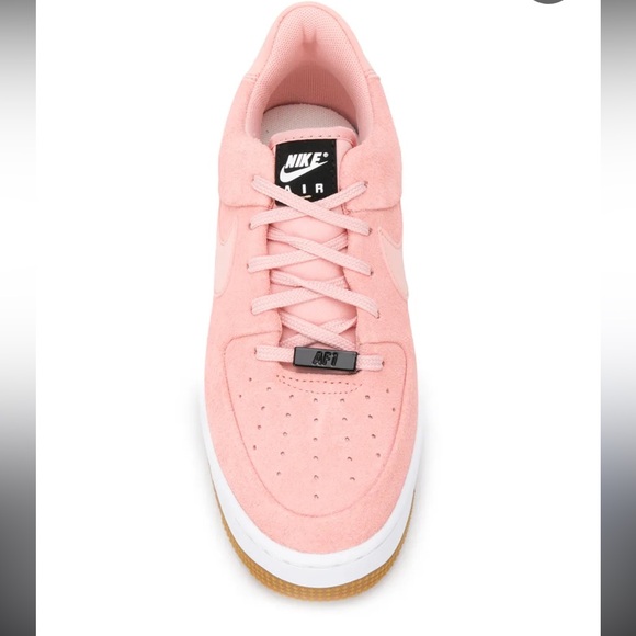 Nike Womens Air Force 1 Sage Low
Shoes Coral Stardust/White/Black emblem - Picture 4 of 11